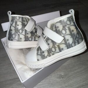 Dior Kids Sneakers - White and Gray